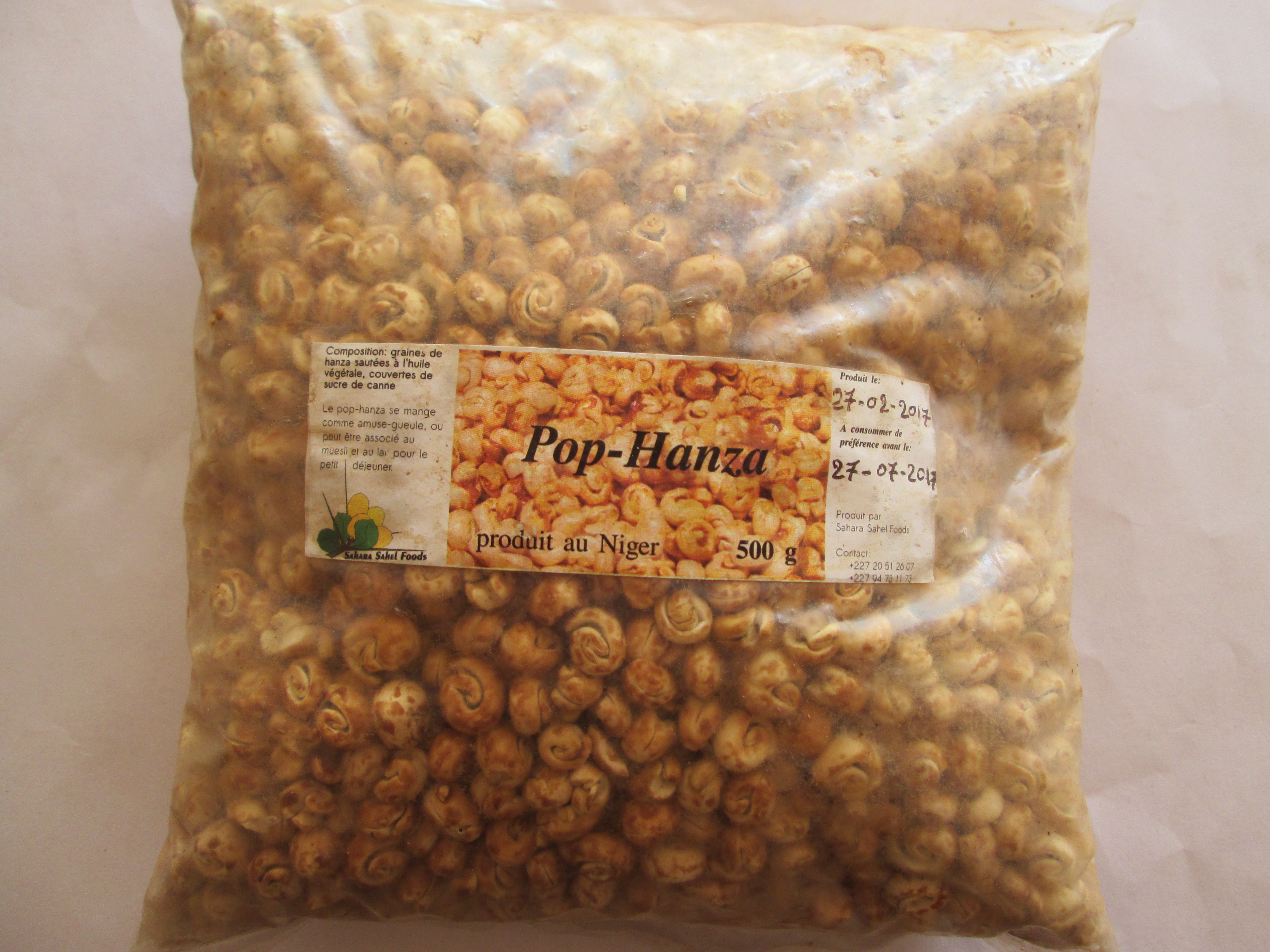 Bag of pop-hanza 500 grams